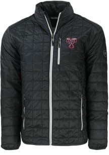 Cutter and Buck Texas A&amp;M Aggies Mens Black Rainier PrimaLoft Vault Big and Tall Lined Jacket
