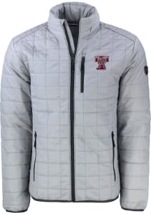 Cutter and Buck Texas A&amp;M Aggies Mens Grey Rainier PrimaLoft Vault Big and Tall Lined Jacket
