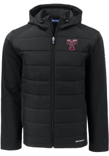 Cutter and Buck Texas A&amp;M Aggies Mens Black Evoke Hood Vault Big and Tall Lined Jacket
