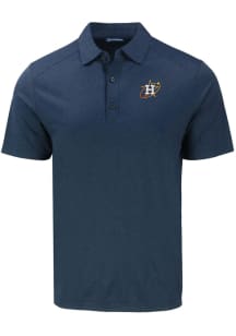Cutter and Buck Houston Astros Navy Blue City Connect Forge Big and Tall Polo