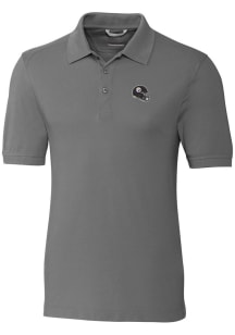 Cutter and Buck Pittsburgh Steelers Mens Grey Advantage Big and Tall Polos Shirt