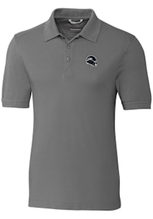 Cutter and Buck Seattle Seahawks Grey Helmet Advantage Pique Big and Tall Polo