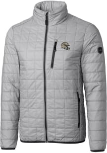 Cutter and Buck New Orleans Saints Mens Grey Rainier PrimaLoft Big and Tall Lined Jacket