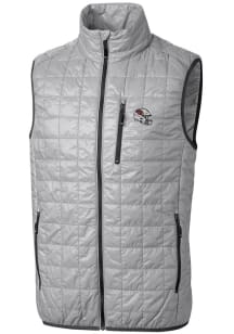 Cutter and Buck Arizona Cardinals Big and Tall Grey Helmet Rainier PrimaLoft Mens Vest