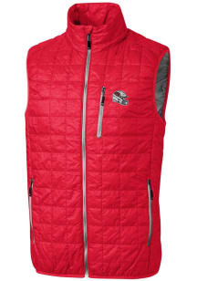 Cutter and Buck Arizona Cardinals Big and Tall Red Helmet Rainier PrimaLoft Mens Vest