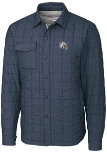 Cutter and Buck Los Angeles Chargers Mens Grey Rainier PrimaLoft Big and Tall Lined Jacket