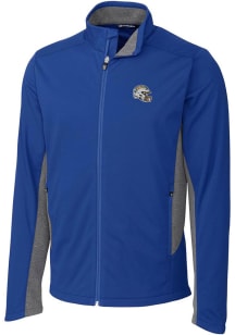 Cutter and Buck Los Angeles Chargers Mens Blue Navigate Big and Tall Light Weight Jacket