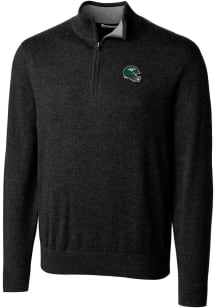 Cutter and Buck New York Jets Mens Black Lakemont Big and Tall 1/4 Zip Pullover