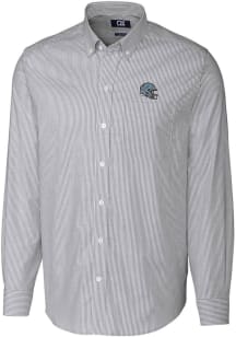 Cutter and Buck Detroit Lions Mens Charcoal Stretch Oxford Big and Tall Dress Shirt