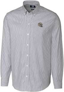 Cutter and Buck New Orleans Saints Mens Charcoal Stretch Oxford Big and Tall Dress Shirt