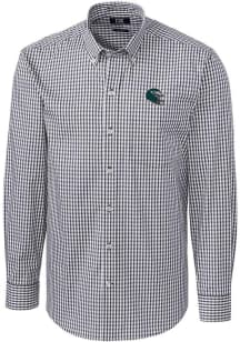 Cutter and Buck Philadelphia Eagles Mens Charcoal Easy Care Stretch Big and Tall Dress Shirt