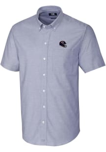 Cutter and Buck Chicago Bears Mens Light Blue Stretch Oxford Big and Tall T-Shirt