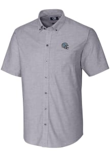 Cutter and Buck Detroit Lions Mens Charcoal Stretch Oxford Big and Tall T-Shirt