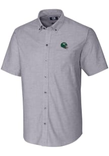Cutter and Buck New York Jets Mens Charcoal Stretch Oxford Big and Tall T-Shirt