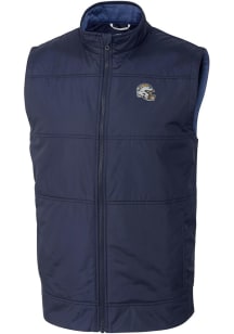 Cutter and Buck Los Angeles Chargers Mens Navy Blue Stealth Sleeveless Jacket