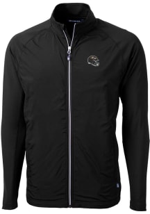 Cutter and Buck Baltimore Ravens Mens Black Adapt Eco Light Weight Jacket