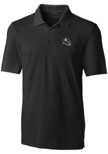 Cutter and Buck Pittsburgh Steelers Mens Black Forge Short Sleeve Polo