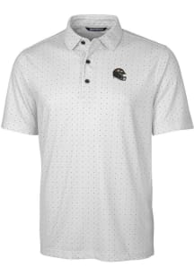 Cutter and Buck Baltimore Ravens Mens Charcoal Pike Short Sleeve Polo