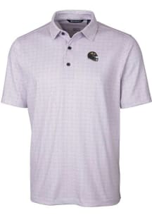 Cutter and Buck Baltimore Ravens Mens Purple Pike Short Sleeve Polo
