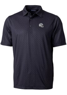 Cutter and Buck Indianapolis Colts Mens Black Helmet Pike Double Dot Short Sleeve Polo