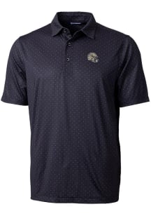 Cutter and Buck New Orleans Saints Mens Black Pike Short Sleeve Polo