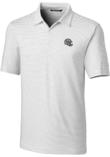 Cutter and Buck Las Vegas Raiders Mens White Forge Short Sleeve Polo
