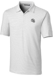 Cutter and Buck Miami Dolphins Mens White Forge Short Sleeve Polo