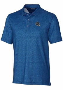 Cutter and Buck Tennessee Titans Mens Blue Pike Short Sleeve Polo