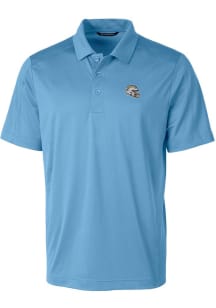 Cutter and Buck Los Angeles Chargers Mens Light Blue Prospect Short Sleeve Polo