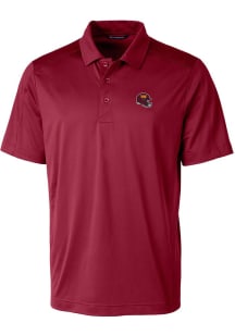 Cutter and Buck Washington Commanders Mens Red Prospect Short Sleeve Polo