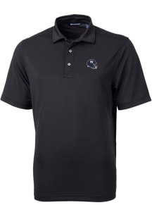 Cutter and Buck New York Giants Mens Black Virtue Eco Pique Short Sleeve Polo