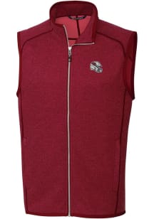 Cutter and Buck Arizona Cardinals Mens Red Helmet Mainsail Sleeveless Jacket