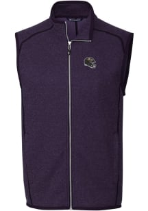 Cutter and Buck Baltimore Ravens Mens Purple Mainsail Sleeveless Jacket