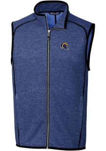 Cutter and Buck Los Angeles Rams Mens Blue Mainsail Sleeveless Jacket