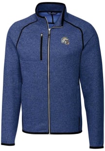 Cutter and Buck Los Angeles Chargers Mens Blue Mainsail Medium Weight Jacket
