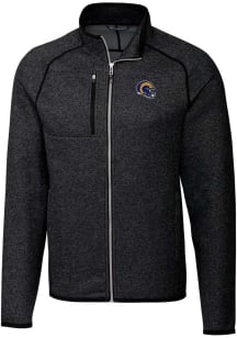Cutter and Buck Los Angeles Rams Mens Charcoal Mainsail Medium Weight Jacket