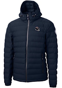 Cutter and Buck Chicago Bears Mens Navy Blue Helmet Mission Ridge Repreve Filled Jacket