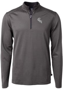 Cutter and Buck Chicago White Sox Mens Black City Connect Virtue Eco Pique Stripe Big and Tall 1..
