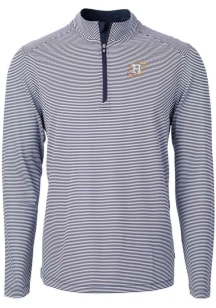 Cutter and Buck Houston Astros Mens Navy Blue City Connect Virtue Eco Pique Stripe Big and Tall ..