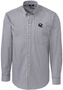 Cutter and Buck New York Giants Mens Charcoal Easy Care Long Sleeve Dress Shirt