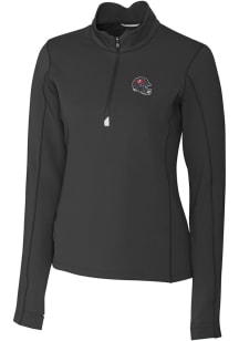 Cutter and Buck Tampa Bay Buccaneers Womens Black Traverse 1/4 Zip Pullover