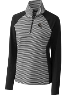 Cutter and Buck Baltimore Ravens Womens Black Forge 1/4 Zip Pullover