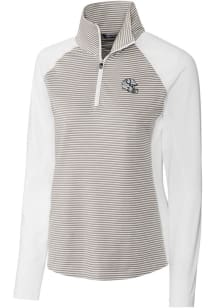 Cutter and Buck Indianapolis Colts Womens White Forge 1/4 Zip Pullover