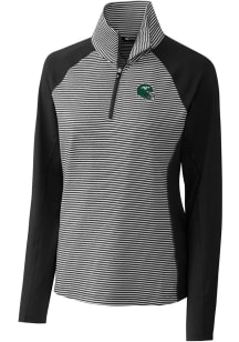 Cutter and Buck New York Jets Womens Black Forge 1/4 Zip Pullover