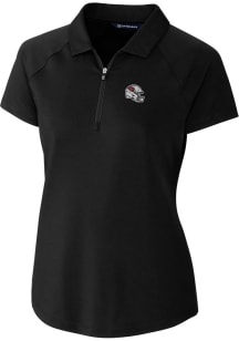 Cutter and Buck Arizona Cardinals Womens Black Forge Short Sleeve Polo Shirt