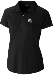 Cutter and Buck Indianapolis Colts Womens Black Forge Short Sleeve Polo Shirt