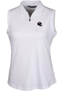 Cutter and Buck Chicago Bears Womens White Forge Polo Shirt