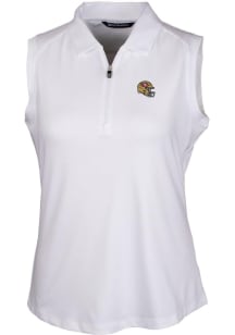 Cutter and Buck San Francisco 49ers Womens White Helmet Forge Polo Shirt