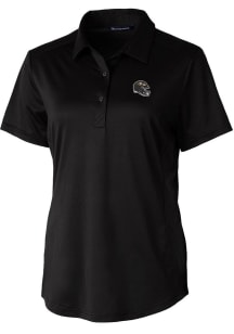 Cutter and Buck Baltimore Ravens Womens Black Prospect Short Sleeve Polo Shirt