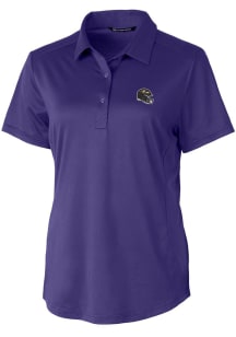 Cutter and Buck Baltimore Ravens Womens Purple Prospect Short Sleeve Polo Shirt